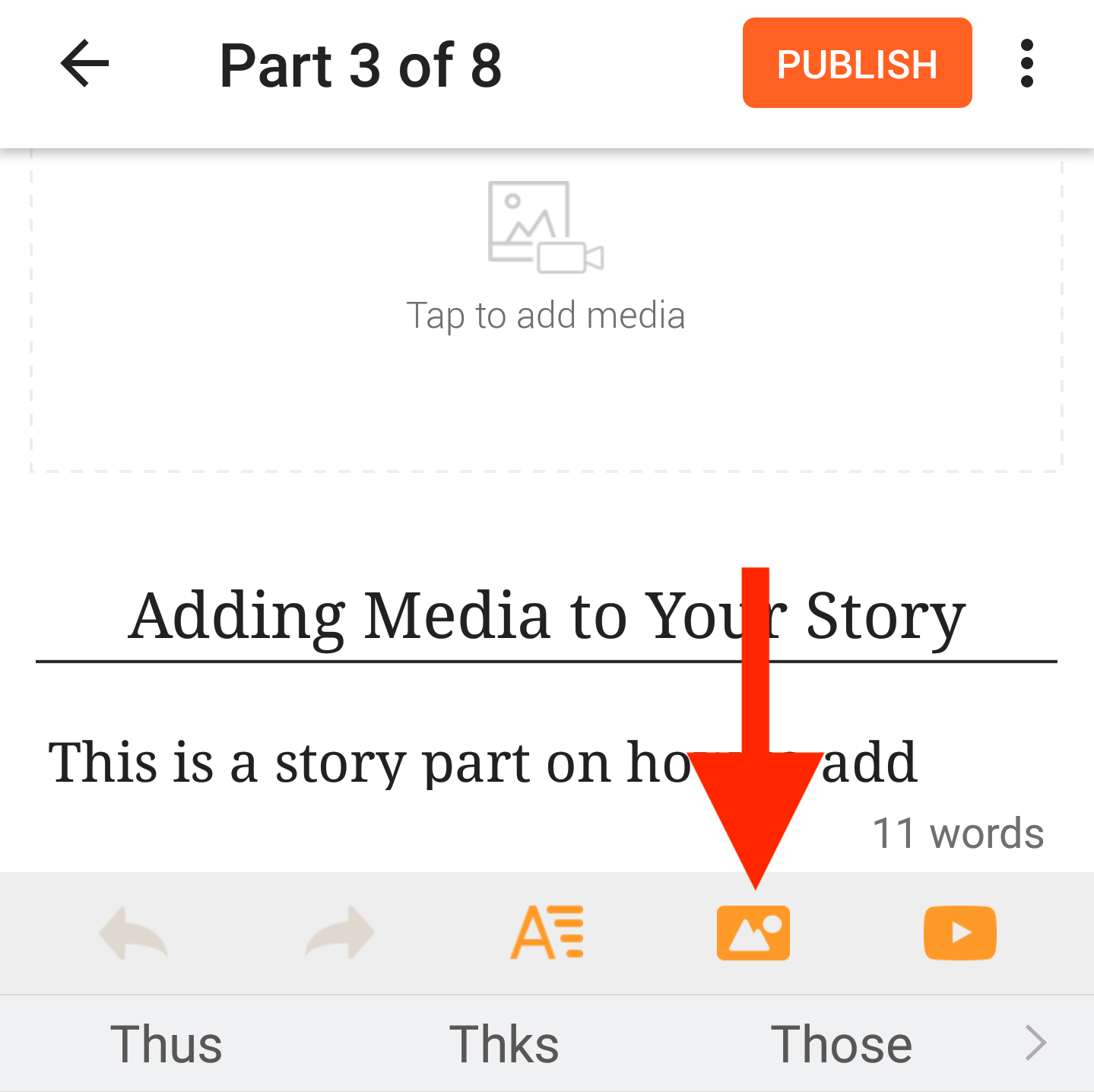 Adding media to your story – Help Center